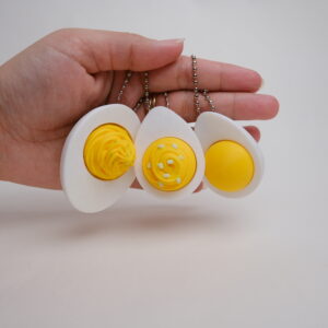 MINI Krúttlegt eggja-fidget lyklakippa