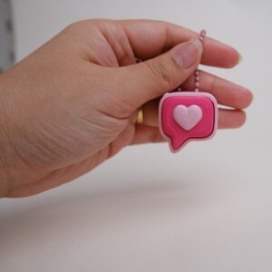 Ástar Skilaboð Clicker – Fidget Lyklakippa