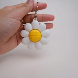 Alternative view of Hvít Margareta Fidget Lyklakippa