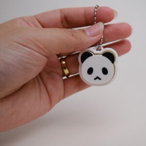Krúttleg Panda Fidget Lyklakippa