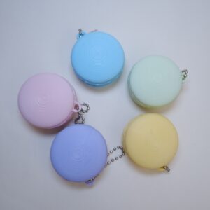 Krúttleg Macaron Clicker Fidget Lyklakippa