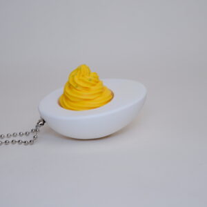 Krúttlegt eggja-fidget lyklakippa