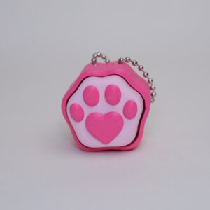 Krúttleg Kattarlappa Clicker – Fidget Lyklakippa