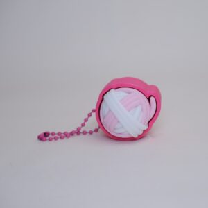 Garnkúla Clicker – Fidget Lyklakippa