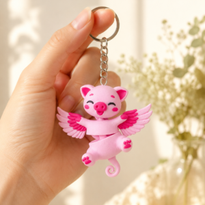 Baby Winged PIG Fluffy Tail