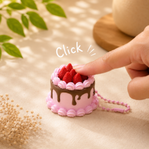 Strawberry drip cake clicker