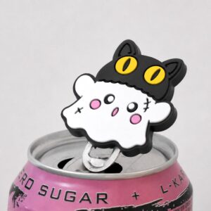 Kawaii Black Cat Ghost Soda Can Opener